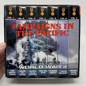 Campaigns In The Pacific World War II VHS Set C4